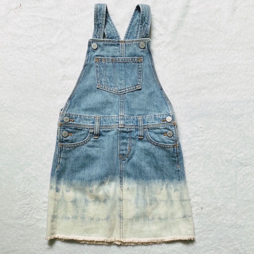 Dip-Dye Denim Skirtall